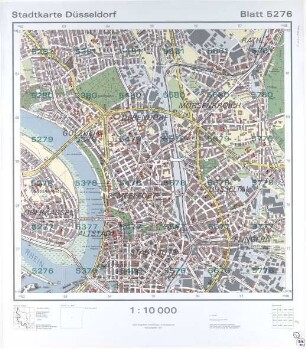 Stadtkarte Düsseldorf, Blatt 5276