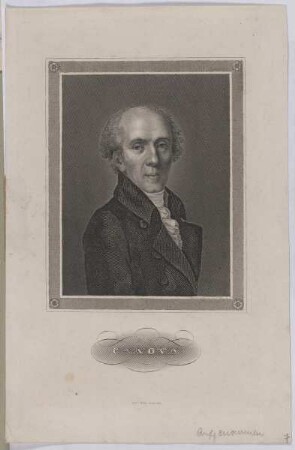 Bildnis des Antonio Canova