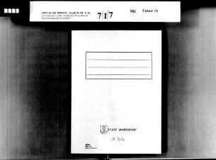 Ausgabe-Belege zur Assessoratsrechnung 1785 (unvollständig)