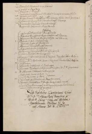 Winterhalbjahr 1568/1569. Rektorat Anastasius Demler
