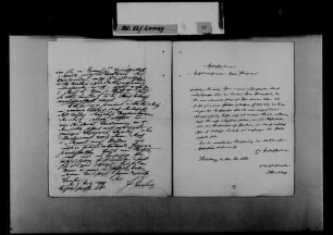 Schreiben von G. Kirchhoff, Heidelberg, an August Lamey: Dank für das Vertrauen.