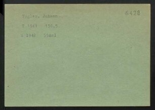 Vogler, Johann