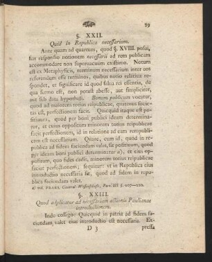 §. XXIII. Quod adplicatur ad necessariam actionis Paulianae introductionem.