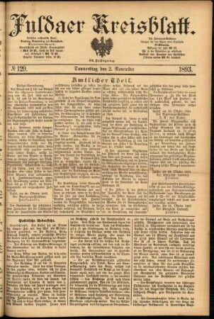 Ausgabe vom Donnerstag, den 02. November 1893.