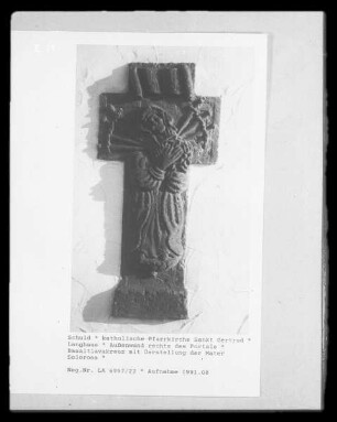 Kreuz mit Darstellung der Mater dolorosa