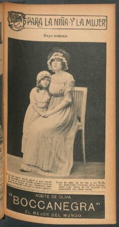 Trajes modernos - [Fotografía] : Para la niña y la mujer