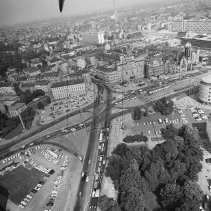 Friedrich-Engels-Platz in Leipzig : Blickrichtung Norden zur Pfaffendorfer Straße