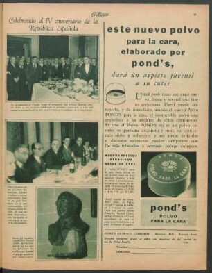 Celebrando el IV aniversario de la República Española
