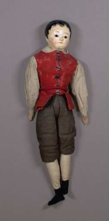 Zwei Puppen in Bauerntracht