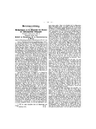 Vereinszeitung