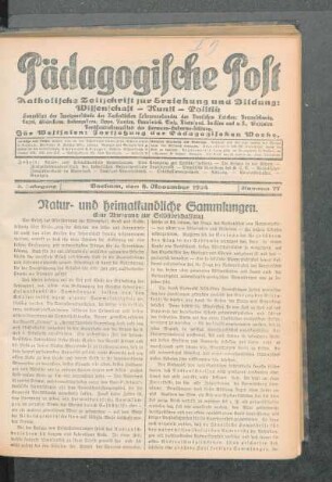 Natur- und Heimatkundliche Sammlungen : eine Anregung zur Selbstbeschaffung