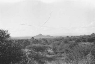 Granitfelsen : Landschaft mit einem Granitfelsen