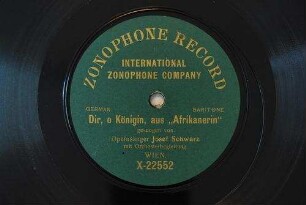 Dir, o Königin : aus "Afrikanerin" / [G. Meyerbeer]