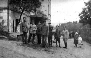 Kriegsgefangene an der Flader-Villa