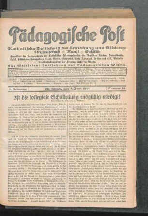Ist die kollegiale Schulleitung endgültig erledigt?
