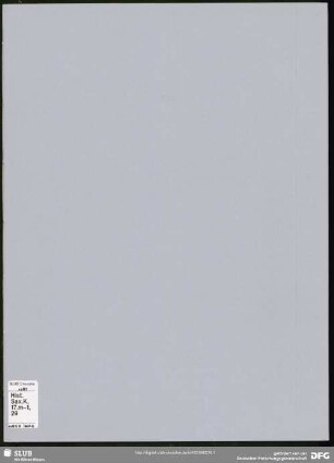 Ihrer Chur-Fürstl. Durchl. zu Sachßen [et]c. [et]c. Mandat wegen des Verkaufs und der Stempelung derer Calender in Dero gesammten Landen, auch derer davon zu entrichtenden Imposten und General-Accis-Abgaben. : Ergangen, de Dato Dresden, den 30sten Octobris 1773.