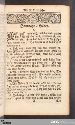 Sonntags-Lieder.