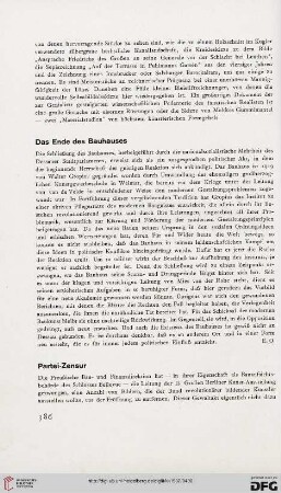 Das Ende des Bauhauses