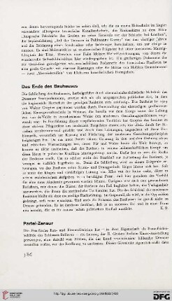 Das Ende des Bauhauses