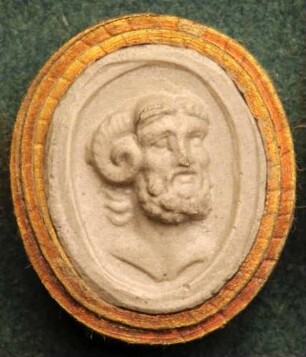 Kopf des Jupiter Ammon (Daktyliothek, Supplement)