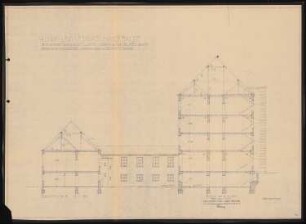 Kassenzahnärztliche Vereinigung Deutschlands, Berlin-Wilmersdorf: Neubau: Schnitt 1:100