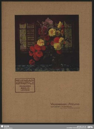 Vierfarben-Ätzung nach einem Ölgemälde von Prof. Charles J. Palmié