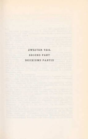 Zweiter Teil. Second part. Deuxieme partie