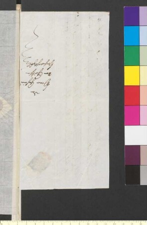 Brief von Imhoff (Helvig), Anna Amalia von an Goethe, Johann Wolfgang von