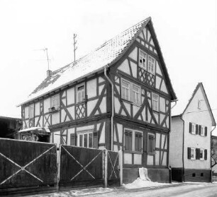 Fachwerkwohnhaus; Nidda, Rabensteiner Straße 7