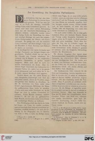 Zur Entwicklung des liturgischen Farbenkanons, [1]