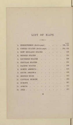 LIST OF MAPS