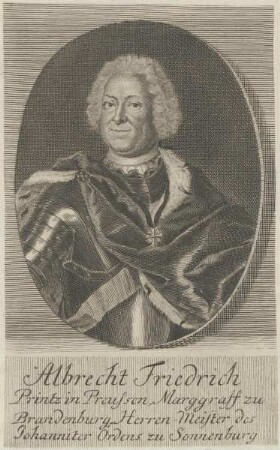 Bildnis von Albrecht Friedrich