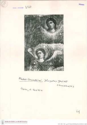 Weltgericht, Szenen aus dem Alten und Neuen Testament (Fragmente), heiliger Michael (Fragment), Weltgericht, Mittelteil: Christus als Weltenrichter, Engel, Maria und Johannes