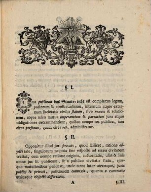 De Ivre Pvblico Potissimvm Imperii Romano Germanici Generatim