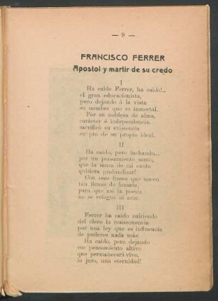 Francisco Ferrer - Apóstol mártir de su credo