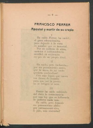 Francisco Ferrer - Apóstol mártir de su credo