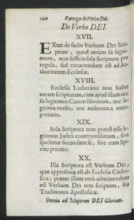 De Verbo Dei