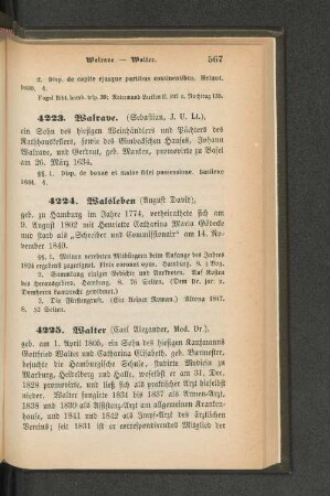 4223. Walrave (Sebastian, J. U. Lt.)