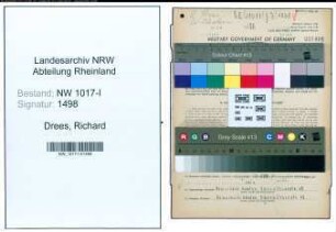 Entnazifizierung Richard Drees , geb. 11.04.1877 (Fabrikant)