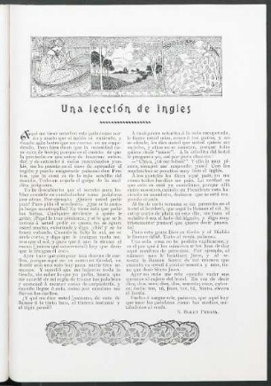 Una lección de ingles