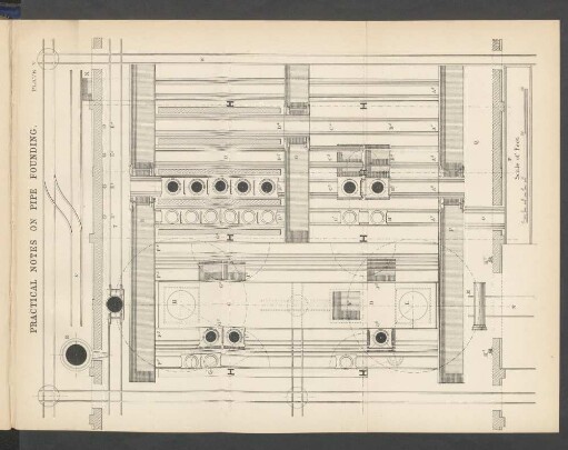 Plate V. Practical notes on pipe founding.
