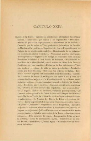 Capítulo XXIV. Mando de la Torre. - ...