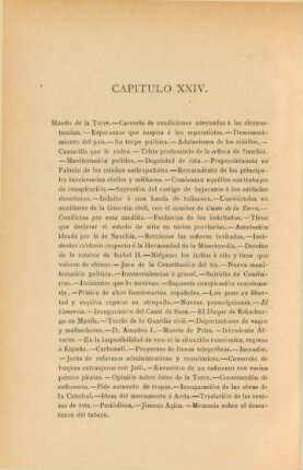 Capítulo XXIV. Mando de la Torre. - ...