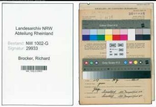 Entnazifizierung Richard Brocker, geb. 03.02.1887 (Haendler)