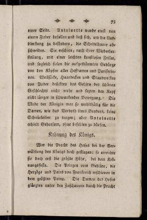 Krönung des Königs.