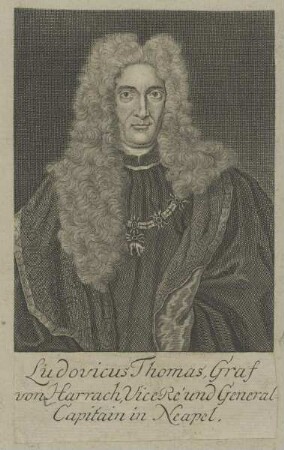 Bildnis des Ludovicus Thomas von Harrach