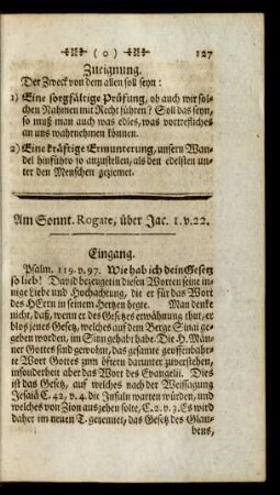 Am Sonnt. Rogate, über Jac. 1. v. 22.