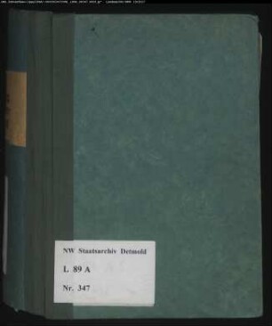 Gogerichtsregister Amt Varenholz
