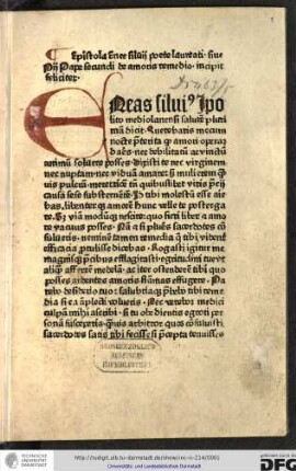 Epistola de amoris remedio
