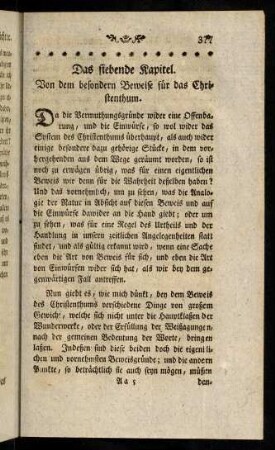 377-439, Das siebende Kapitel